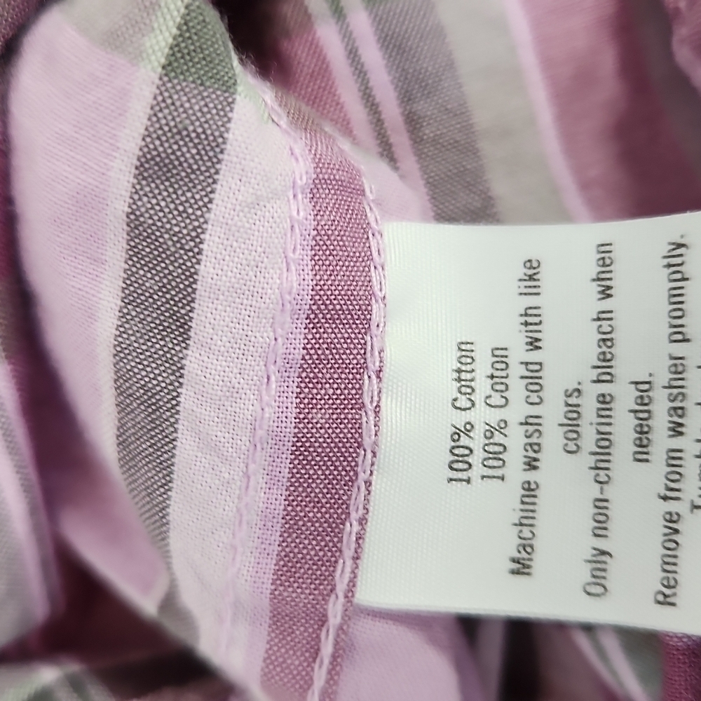 Janie and Jack Pink Plaid Button-Down Shirt - Picture 4 of 5
